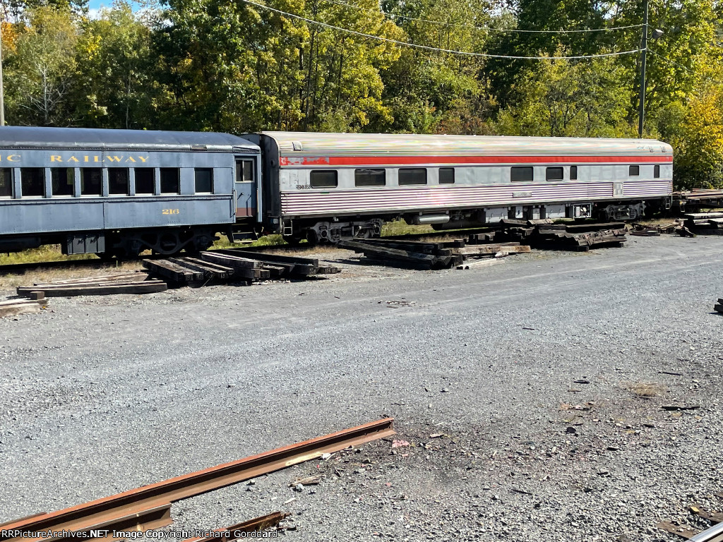 Passenger coaches in the yard at Jim Thorp, PA
